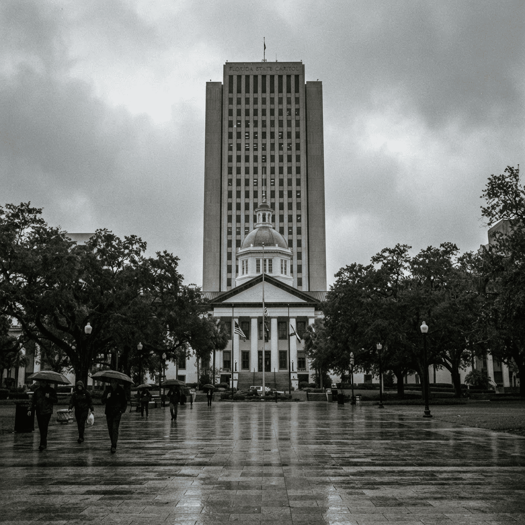 The Florida Capitol building in Tallahassee